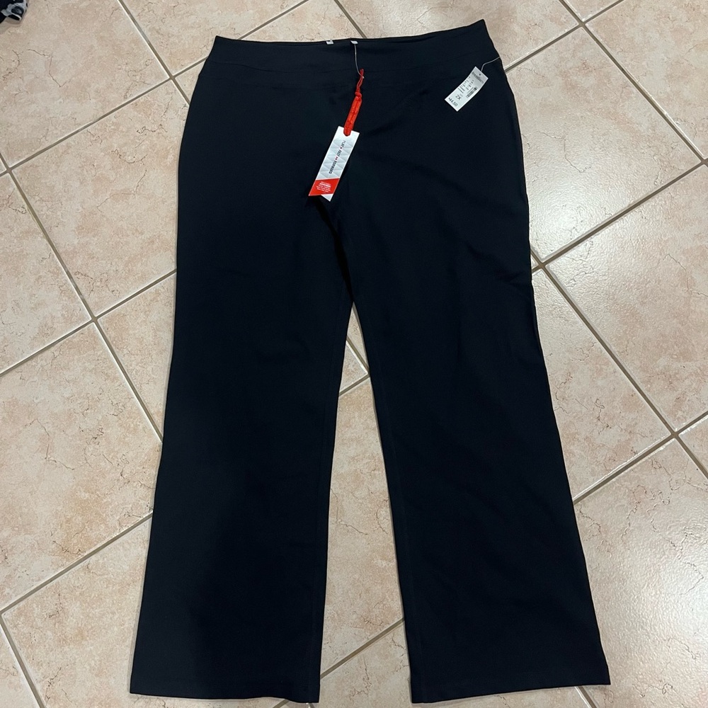 Dressbarn Black Activewear Top